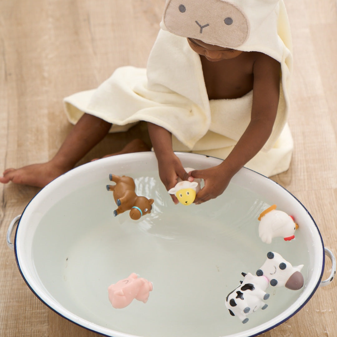 Unisex | Barnyard Party Squirtie Baby Bath Toys | Multi