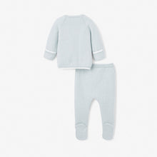 Boys | Pale Blue Cashmere Baby Layette Set | Blue