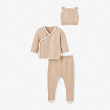 Unisex | Camel Cashmere Baby Layette Set | Tan