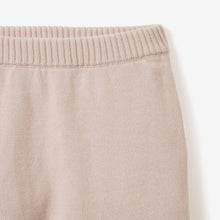 Girls | Pale Pink Fine Knit Cotton Baby Pant | Pink