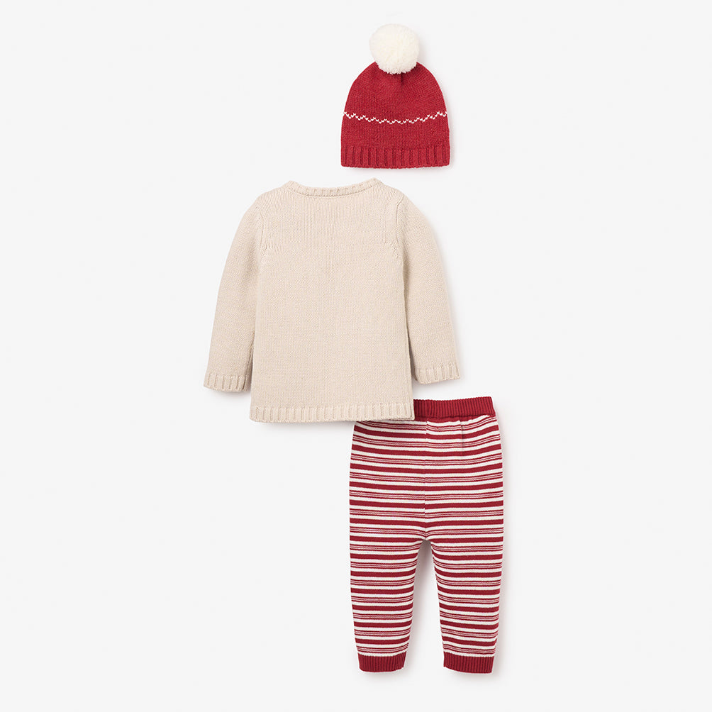 Unisex | Gingerbread Holiday Pullover Set | Red