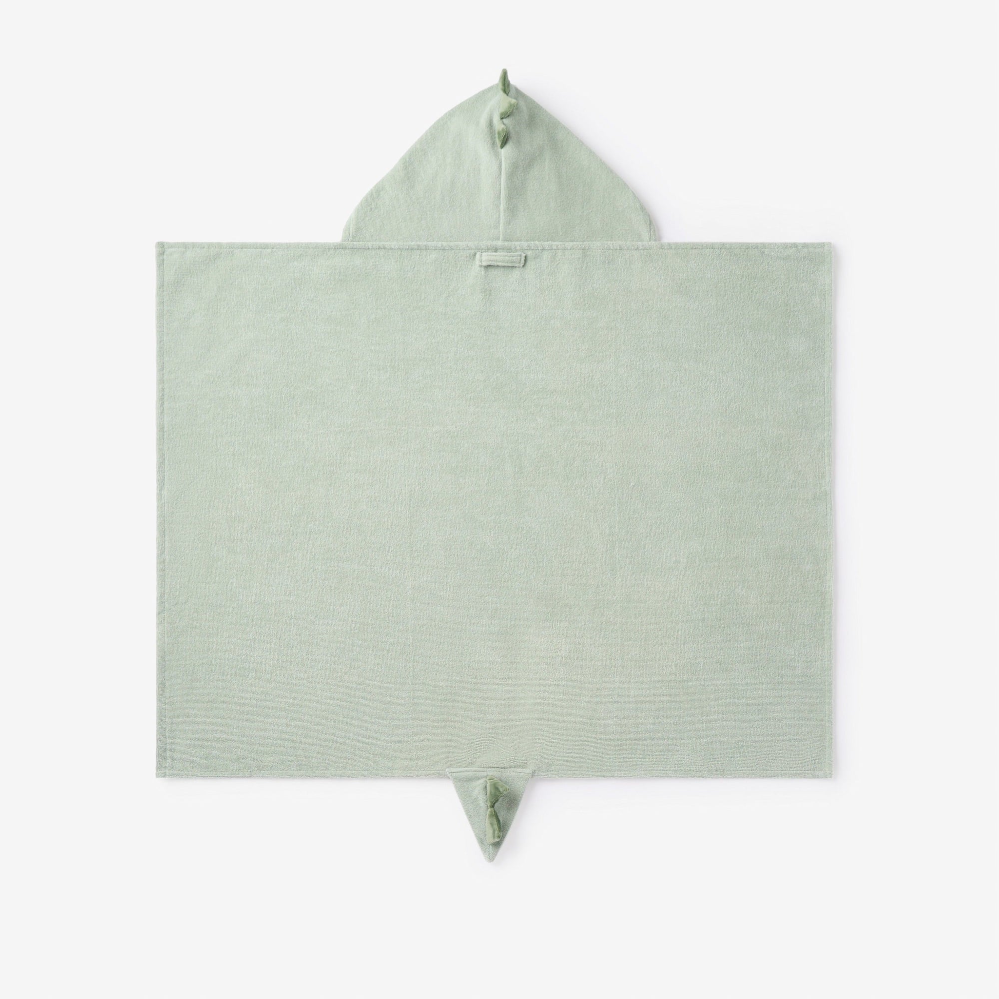 Boys | Dinosaur Hooded Baby Bath Wrap | Sage