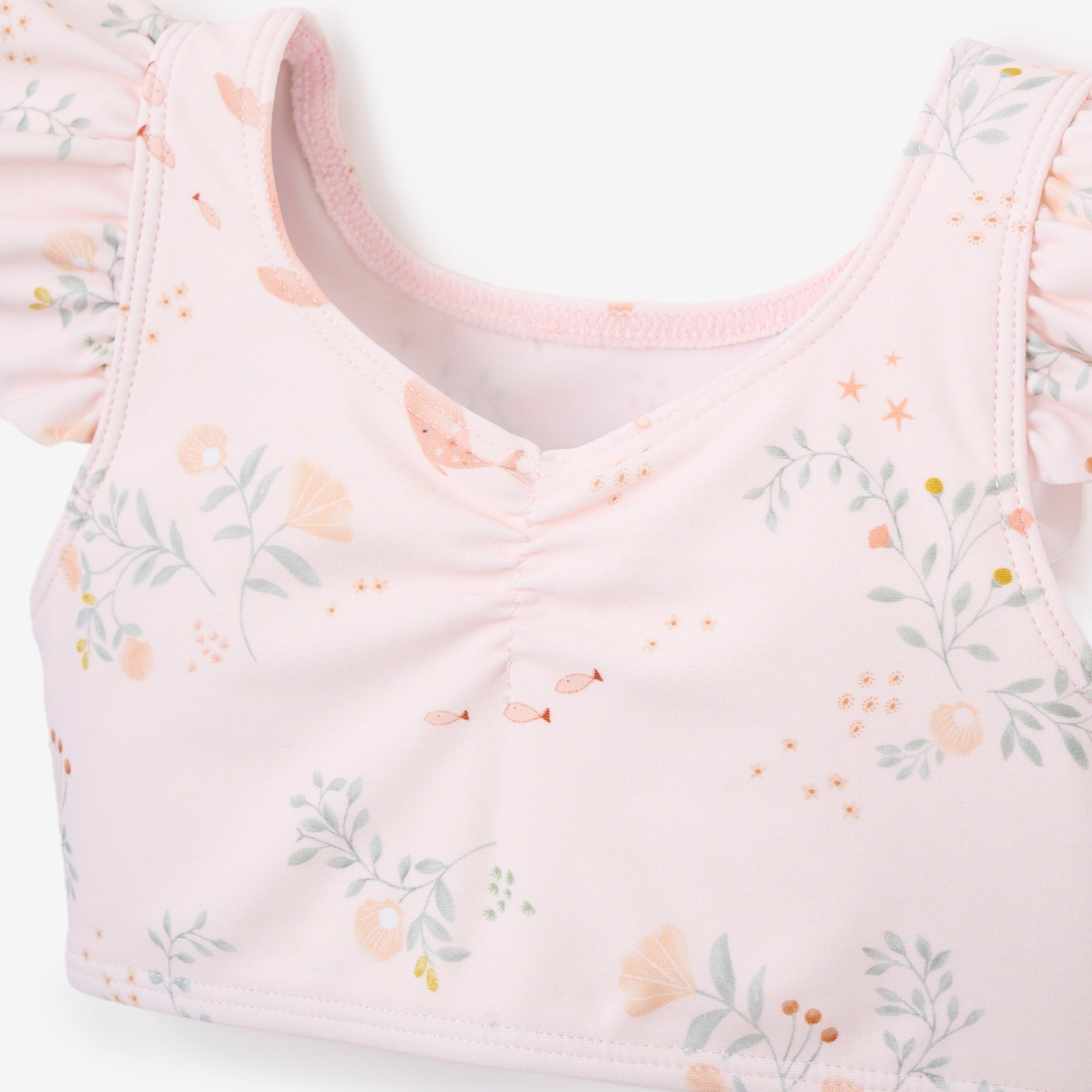 Girls | Pink Sea Magic Baby Ruffle Two-Piece Swimsuit | Pink