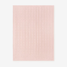 Girls | Pale Pink Pointelle Knit Baby Blanket | Pink