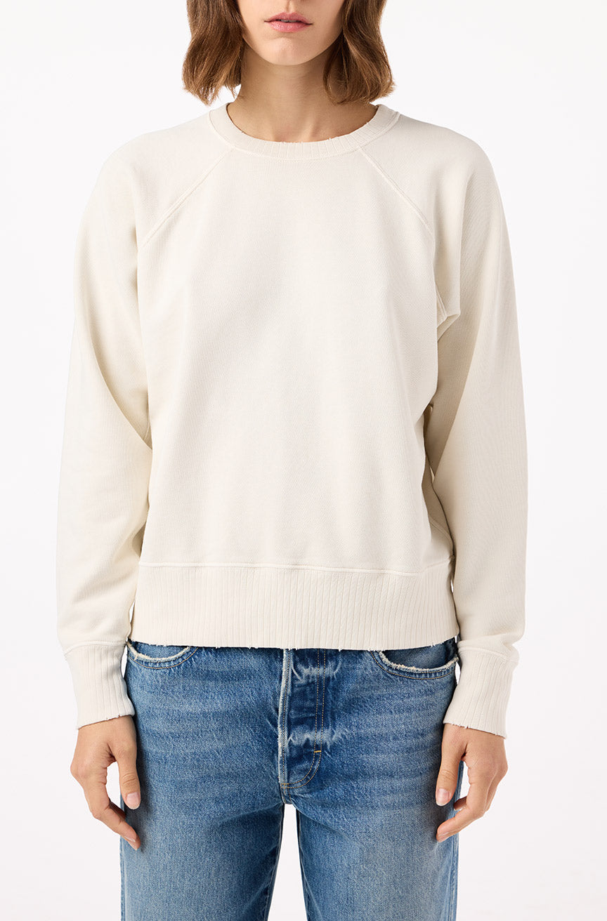 AMO Denim | Ellen Sweatshirt in Bone
