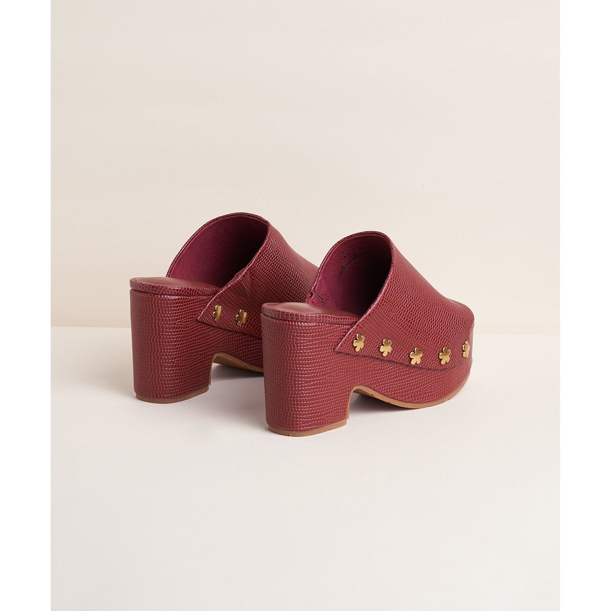 Ellery Platform Sandal | Merlot