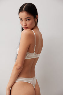 Kaia Soft Triangle Bra | Ivory