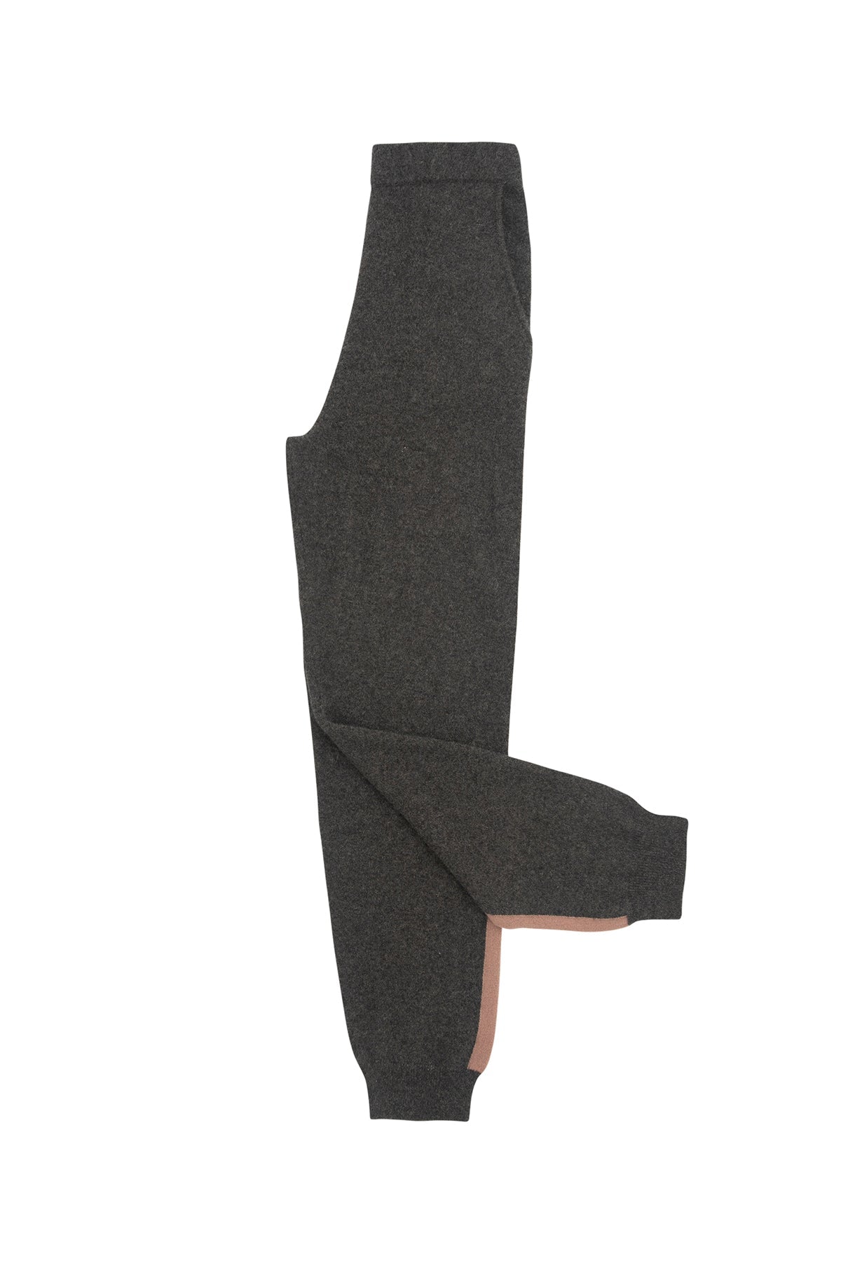 Cashmere Pants | Charcoal/Mauve