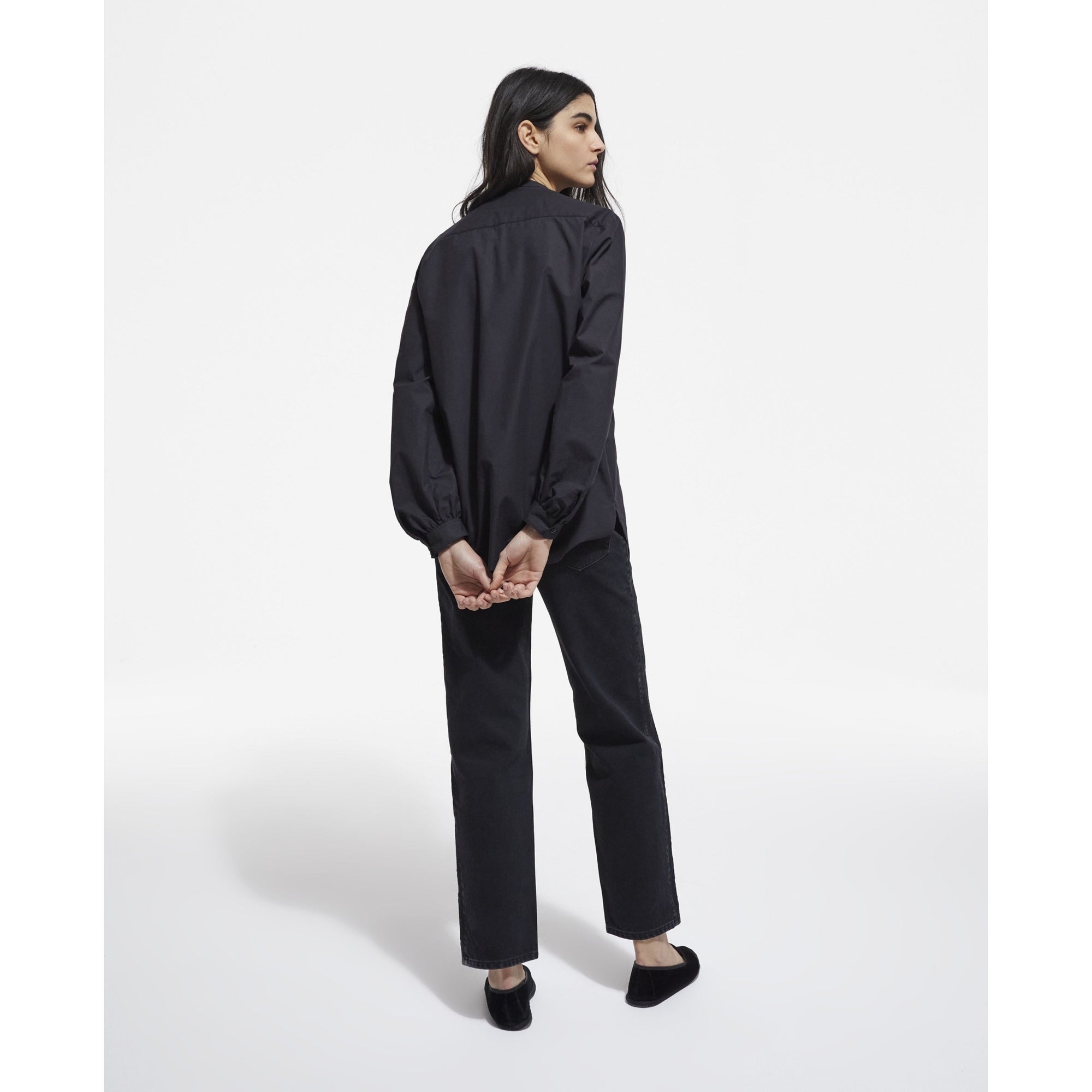 Embroidered Shirt | Women | Black