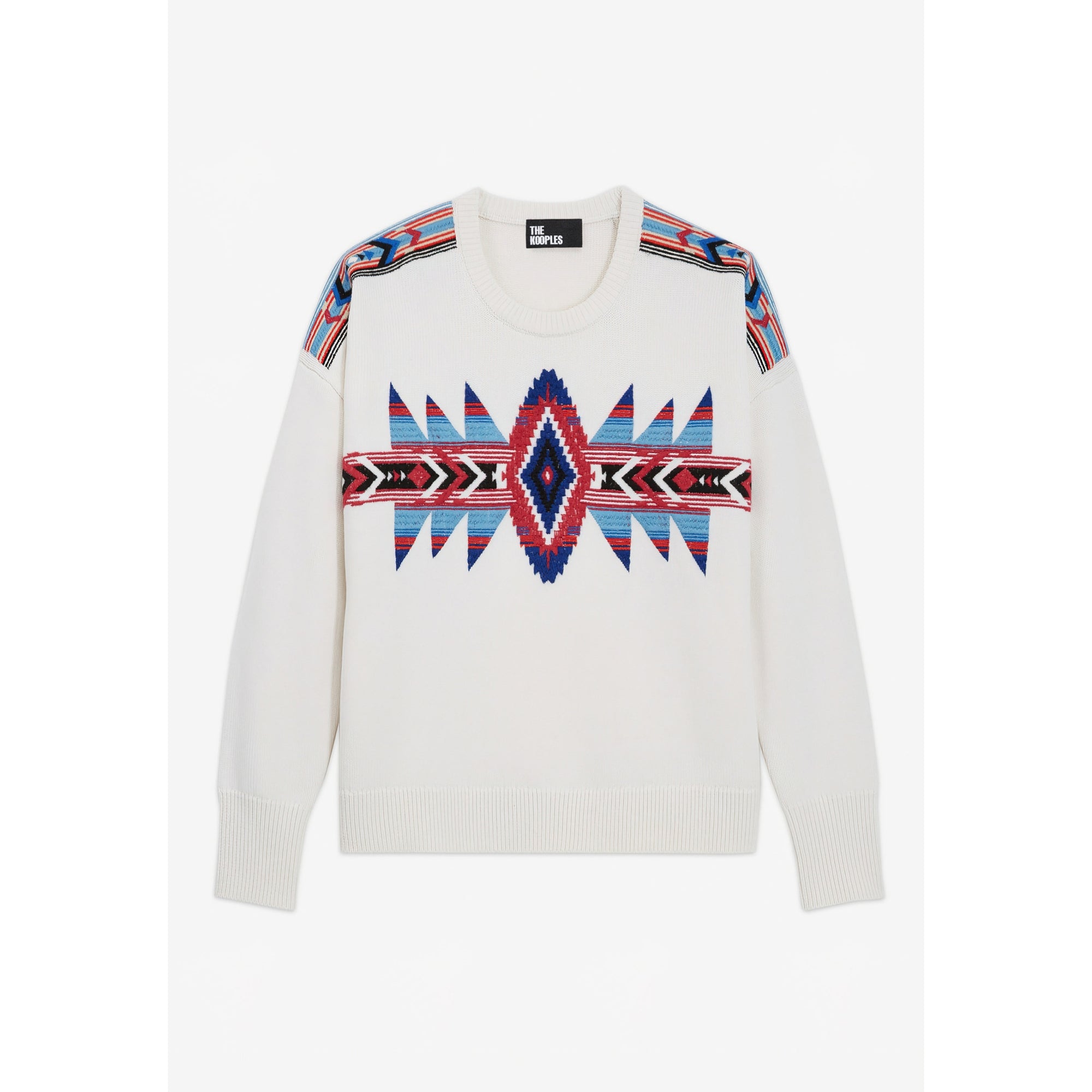 Embroidered Wool Sweater | Women | Off White