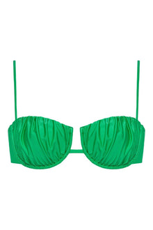 Petal Bikini Top | Emerald Shimmer
