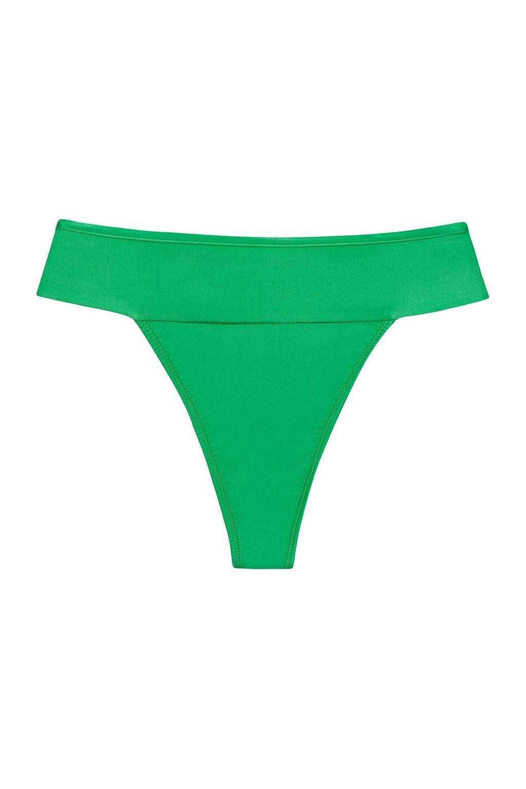 Tamarindo Bikini Bottom | Emerald Shimmer