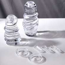 Eos Candle Holder - Long | Clear Crystal