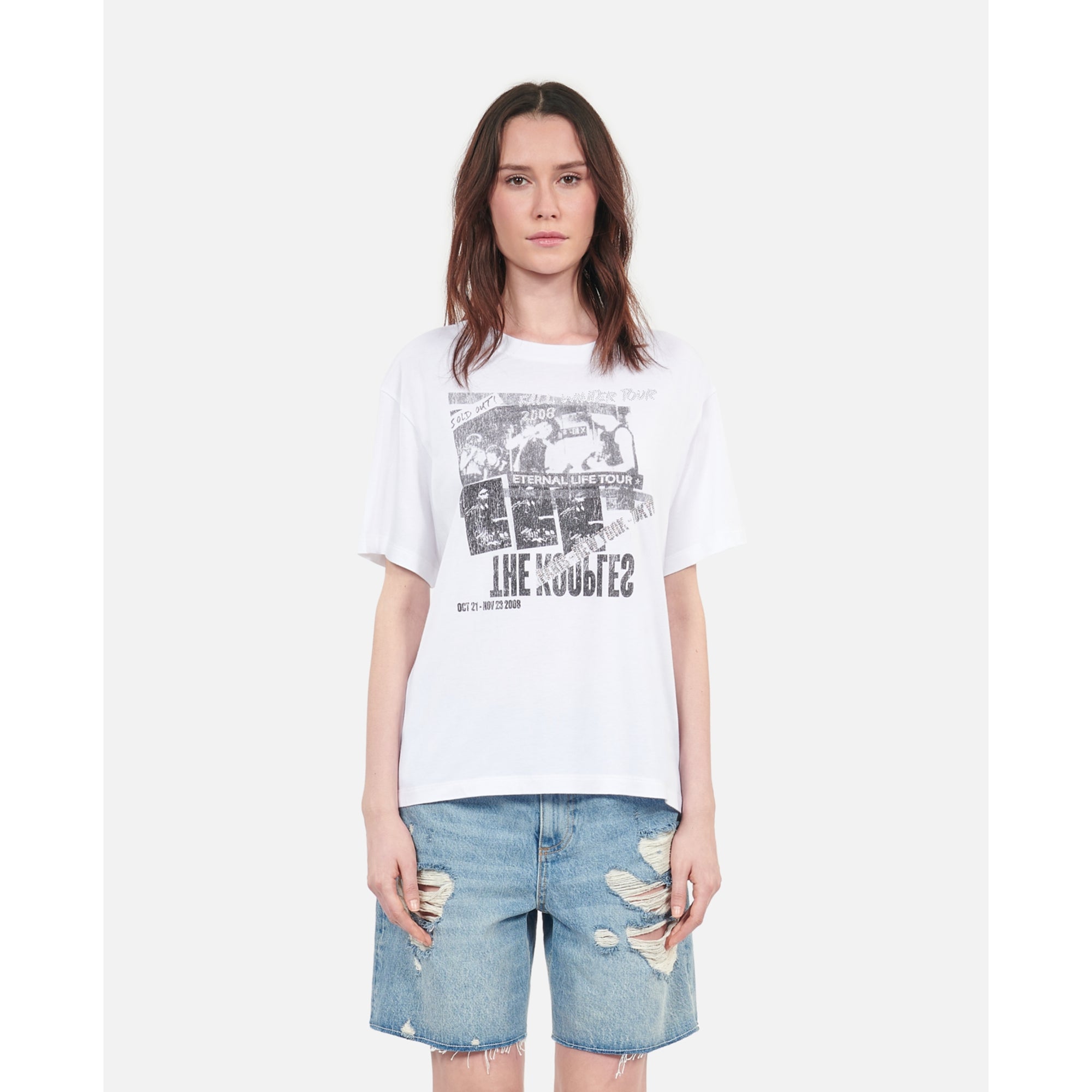 Eternal Life Tour Serigraphy T-Shirt | Women | White