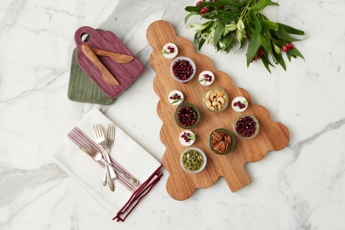Mini Appetizer Board | Merlot Red | Small