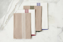 Dinner Napkins | Vintage White Stripe | Set of 4