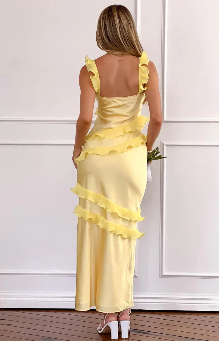 Evan Maxi Dress | Yellow