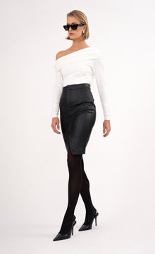 Leo Midi Skirt | Black
