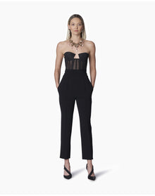 High Waisted Skinny Leg Pant | Black