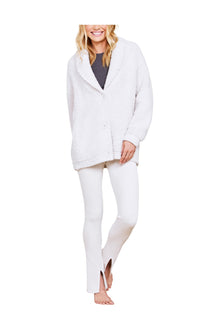 Womens | Cozychic Shearling Buttoned Jacket | Almond