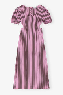Striped Cotton Cutout Dress | Bonbon