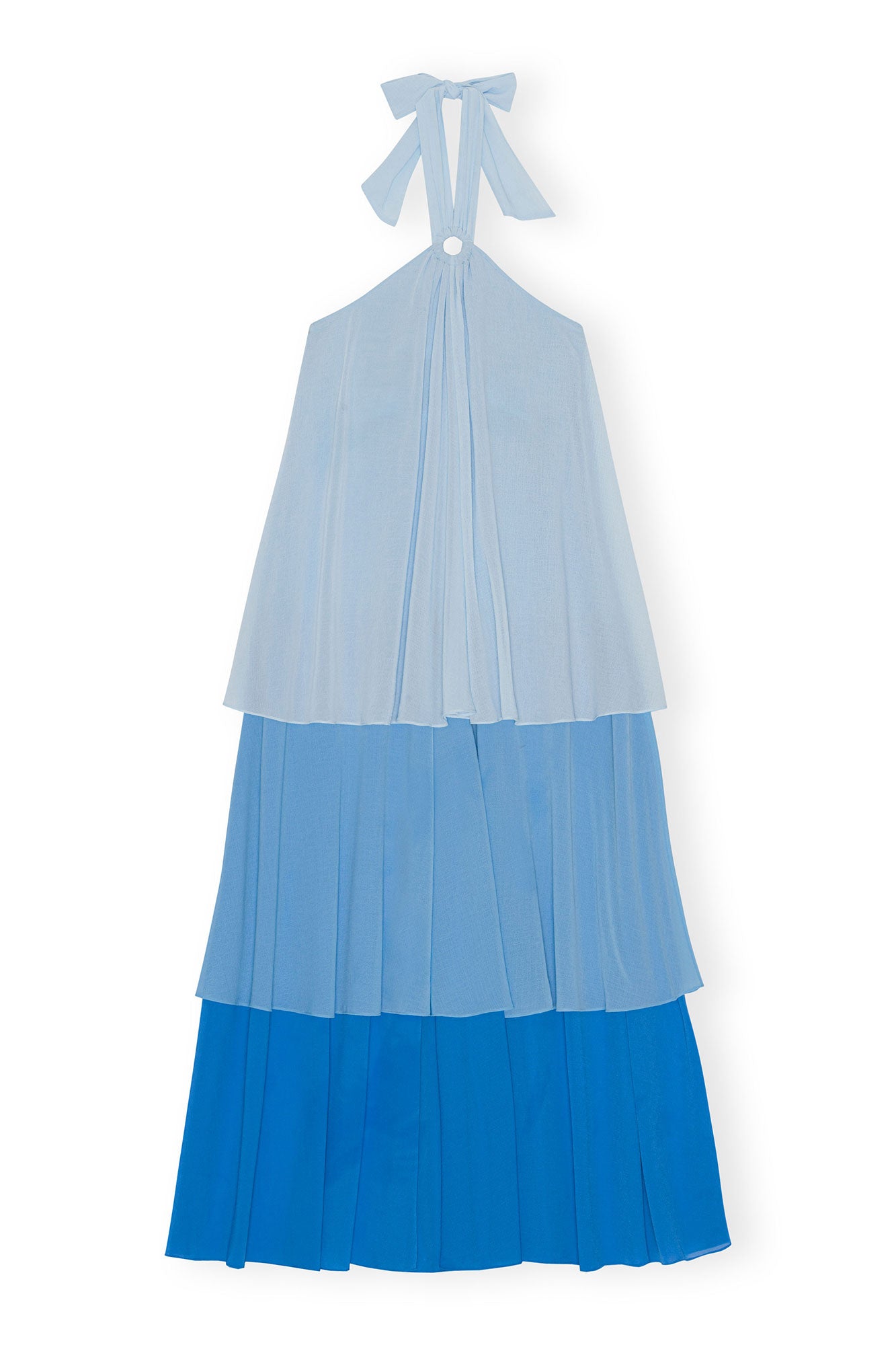 Chiffon Layer Maxi Dress | Ethereal Blue