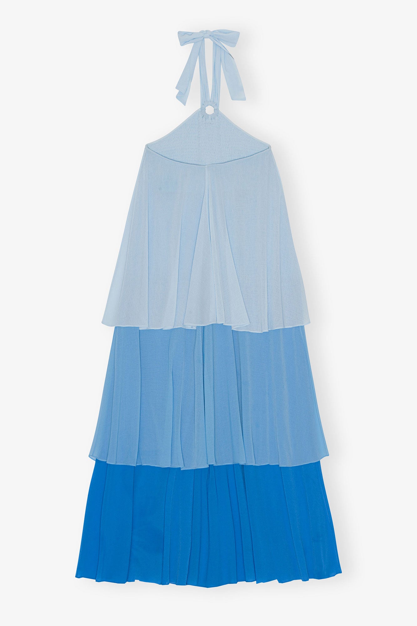 Chiffon Layer Maxi Dress | Ethereal Blue