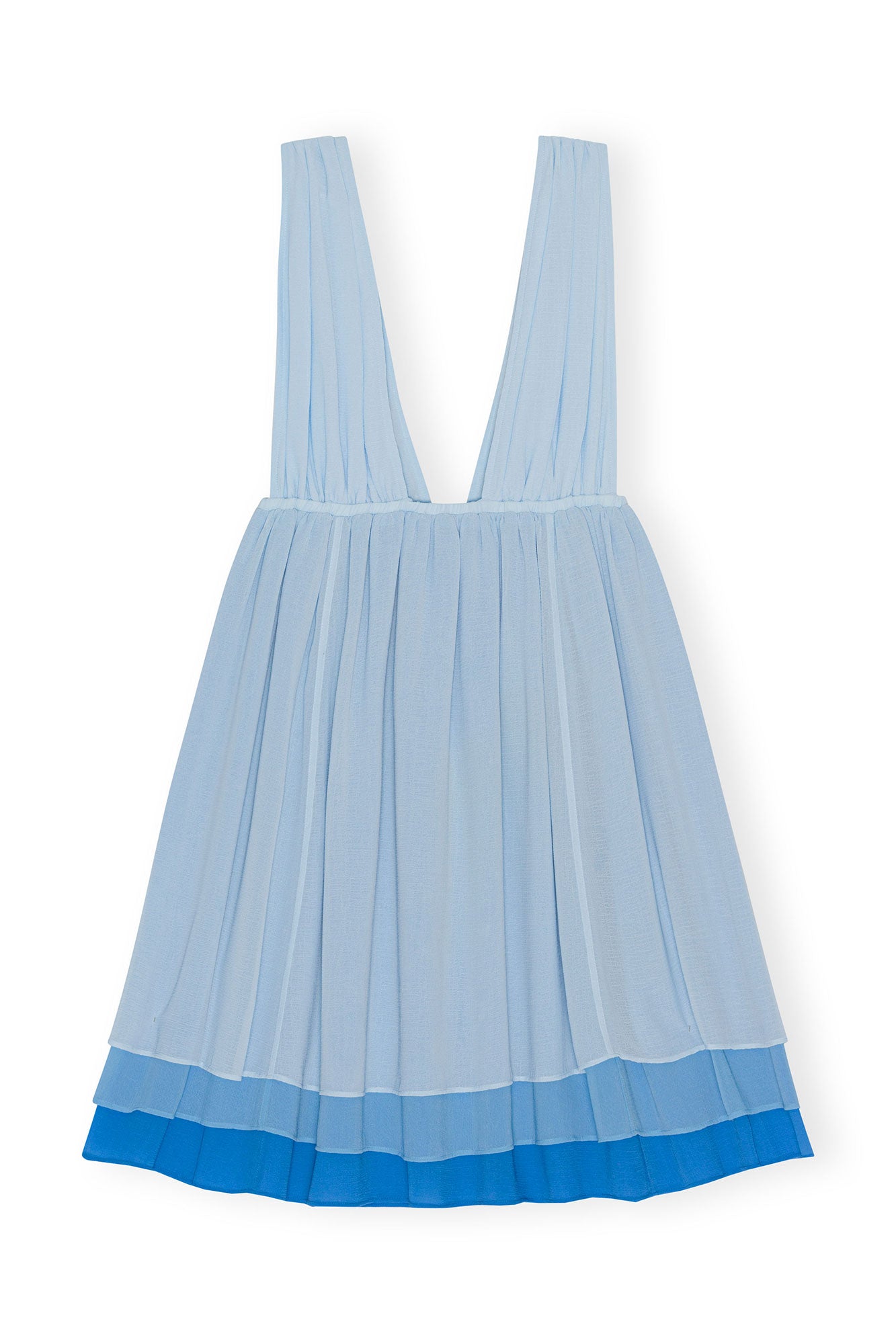 Chiffon Mini Dress | Ethereal Blue