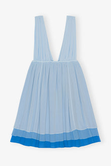Chiffon Mini Dress | Ethereal Blue
