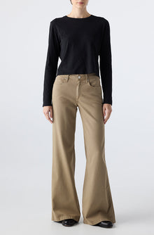 AMO Denim | Faith Flare in Sand