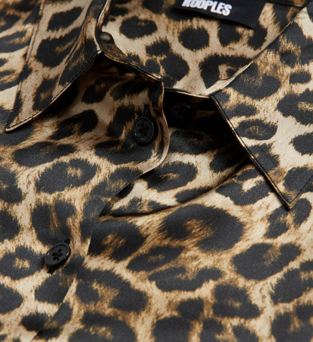 Print Silk Shirt | Women | Leopard