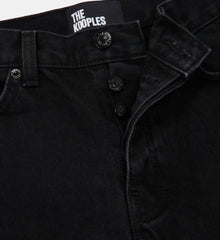 Straight-Cut Jeans | Women | Black Washed