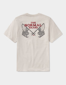 Men | Flag Tee | Sand