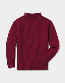 Men | Roll Neck Sweater | Wine