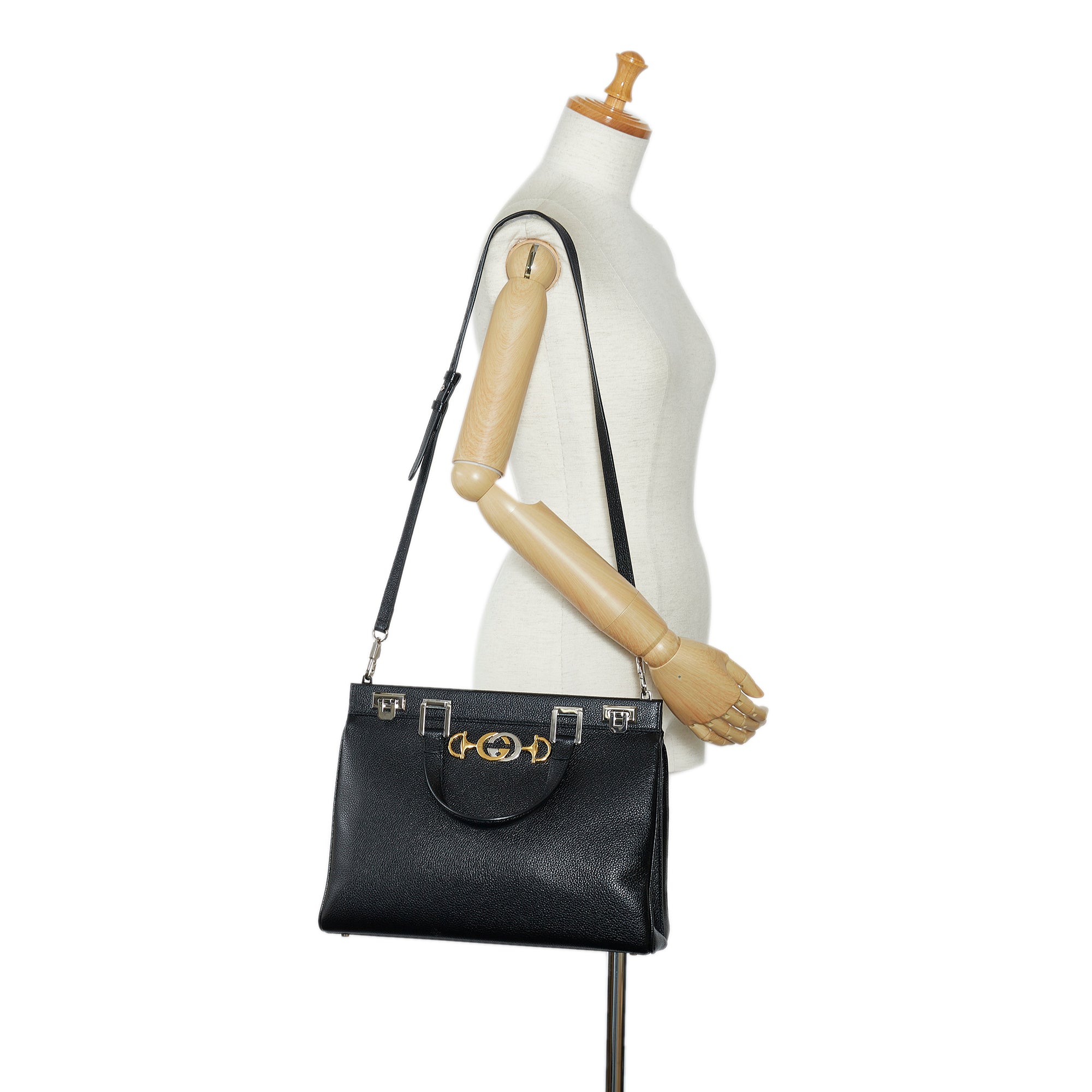 Gucci Pre-Owned Medium Zumi Satchel | Women | Black