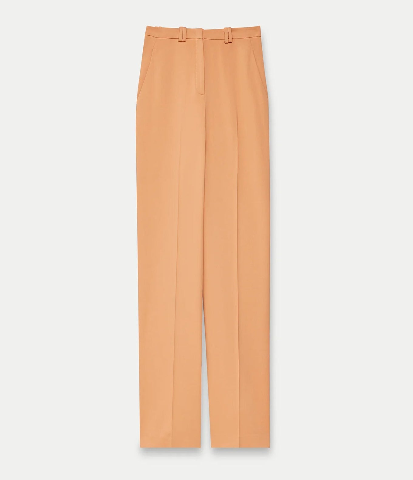 Another Tomorrow Fluid Trouser in Clay – Viscose Women's Trousers
