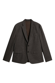 Elton U 2 Tone Blazer in Bitter Chocolate by J.Lindeberg