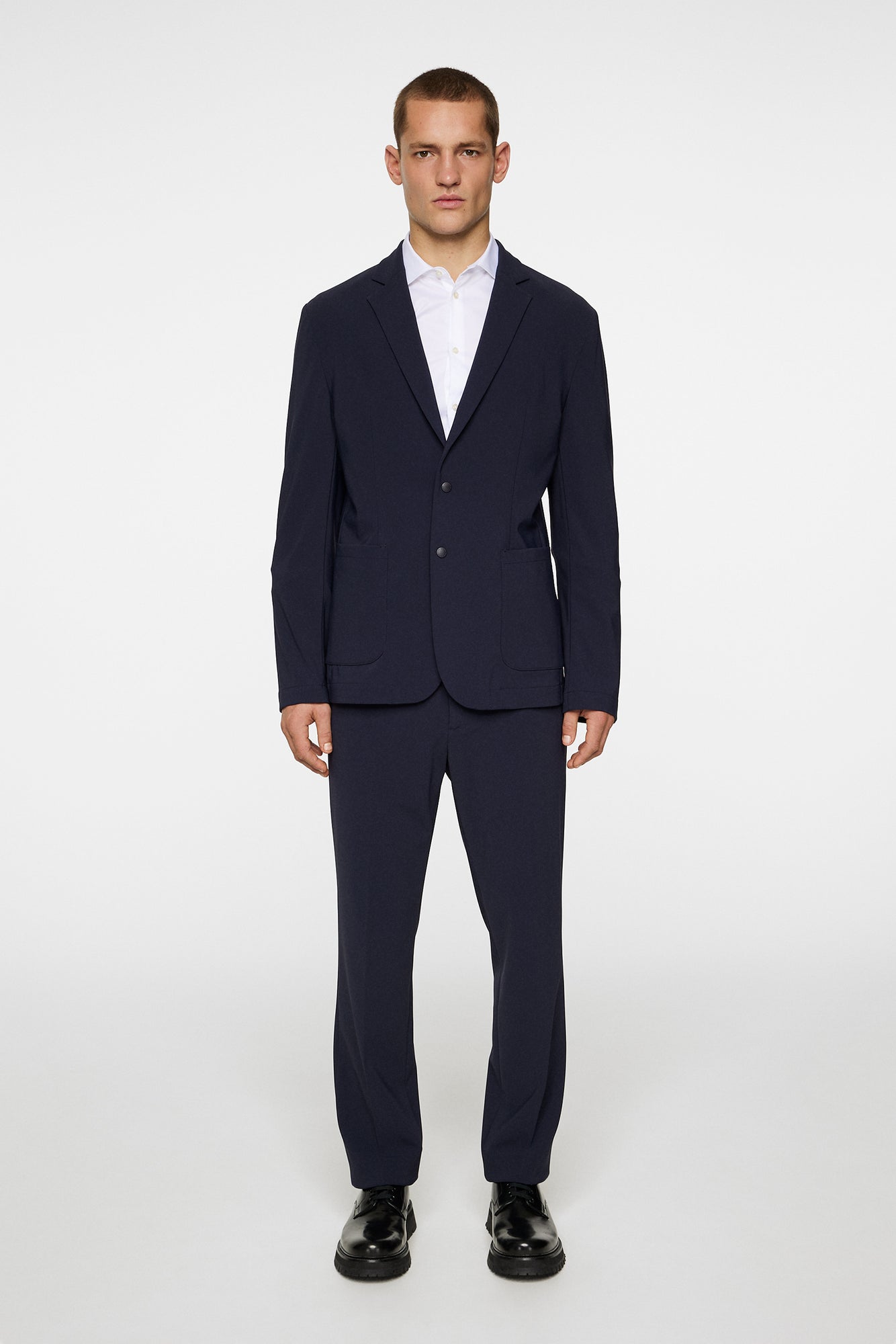 Men | Pat U Bonded Jersey Blazer | JL Navy