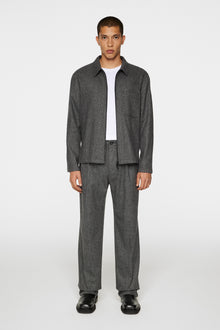 Men | Julius Cash Flannel Overshirt | Night Owl