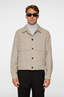 Men | Housten 2 Tone Overshirt | Moonbeam