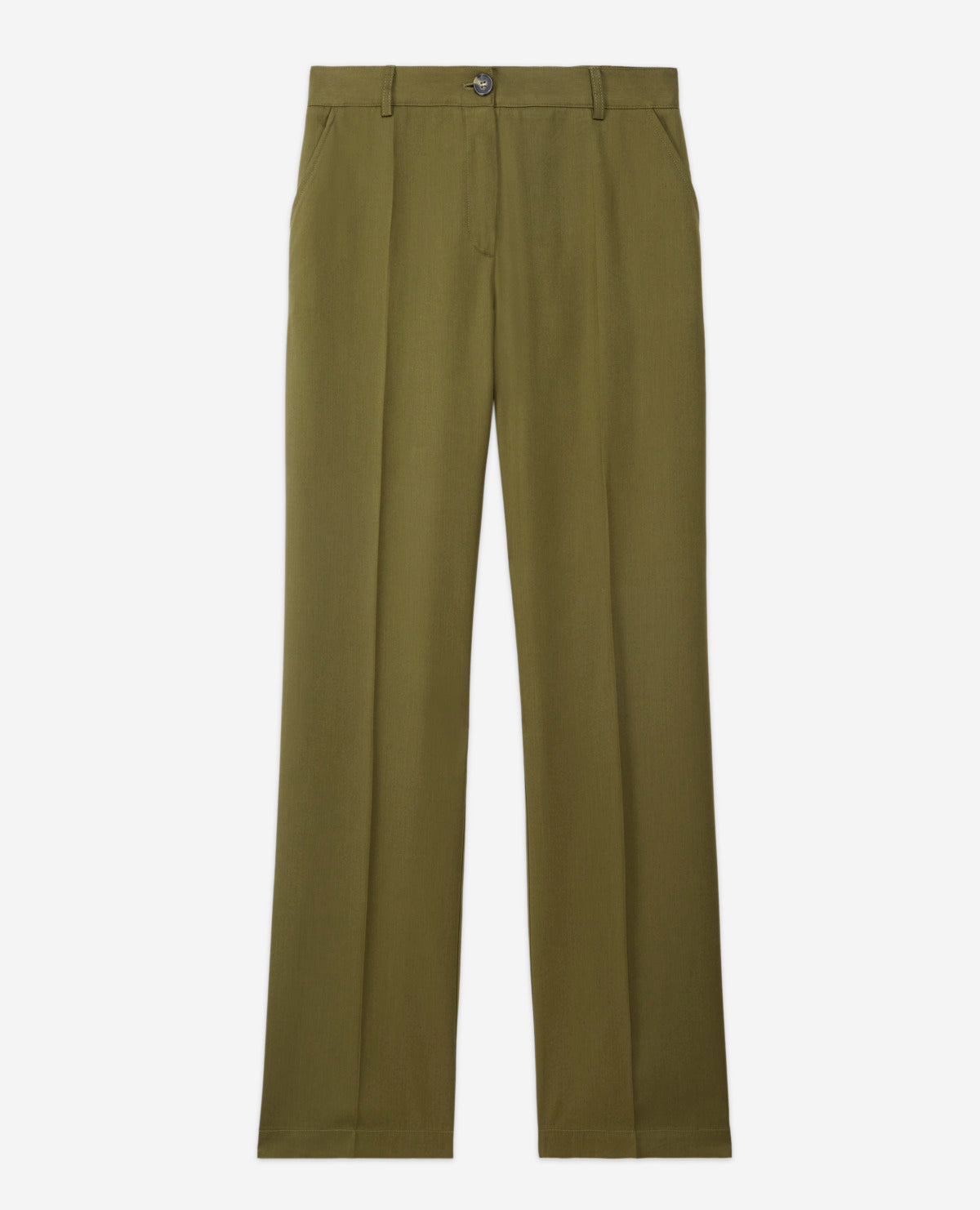 Tencel Military-Style Pants | Women | Khaki