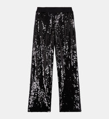 Sequin Pants | Women | Black