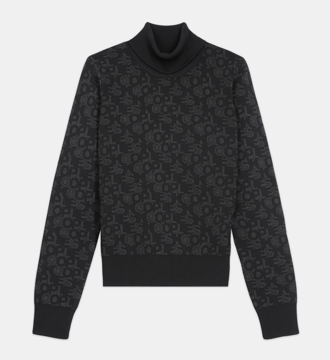 Sweater With The Kooples Logo | Women | Black Dark Grey