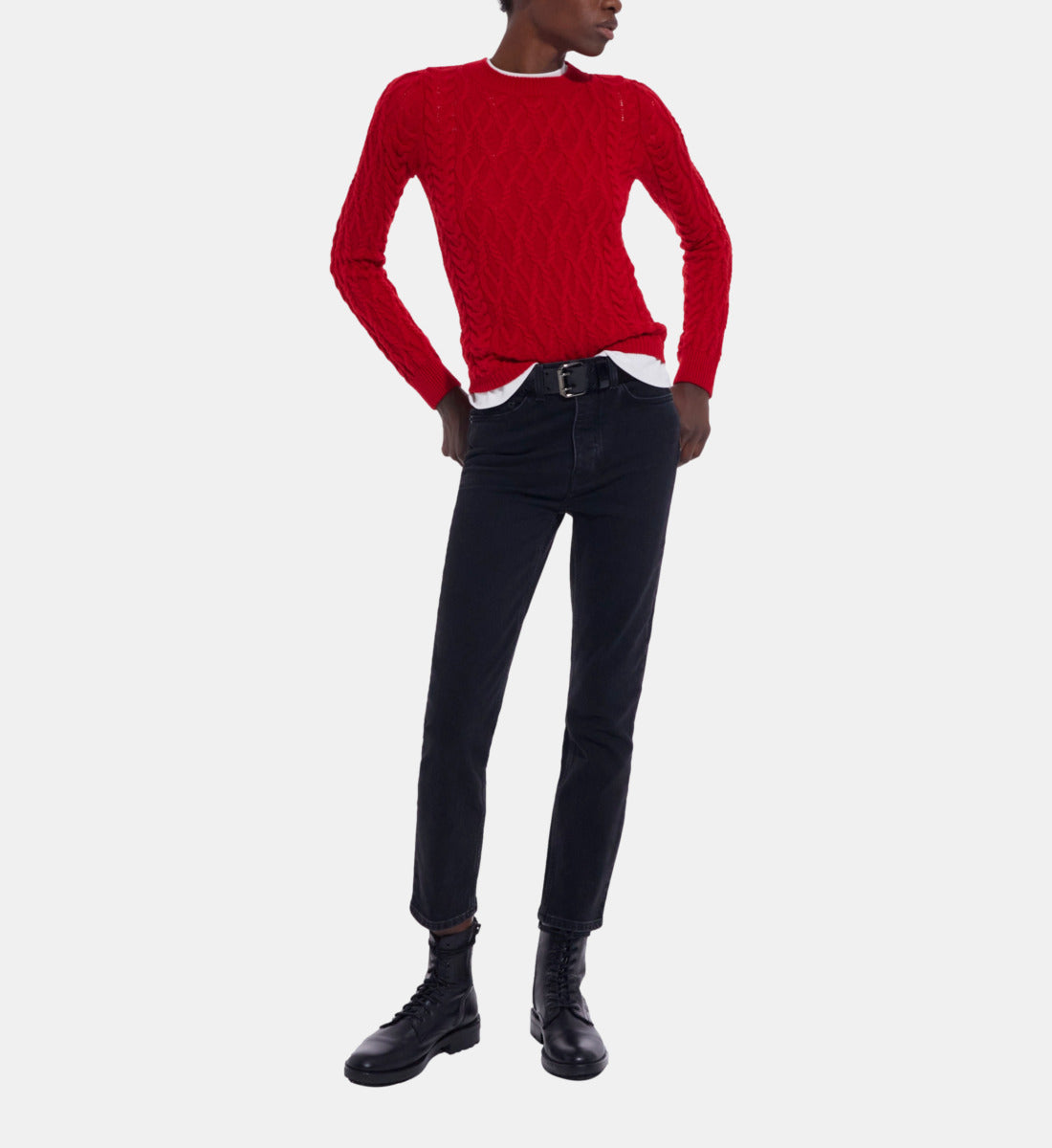 Wool Sweater | Women | Tango Red