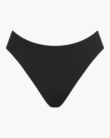 Black Thong - Free Cut Micro High Waisted Thong