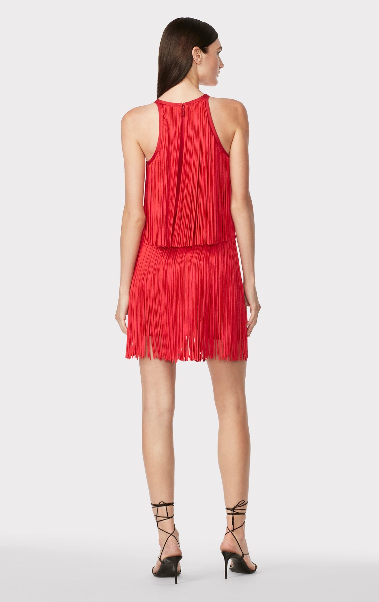 Tiered Fringe Mini Dress | Currant