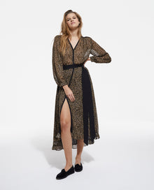 Long Print Dress | Women | Leopard