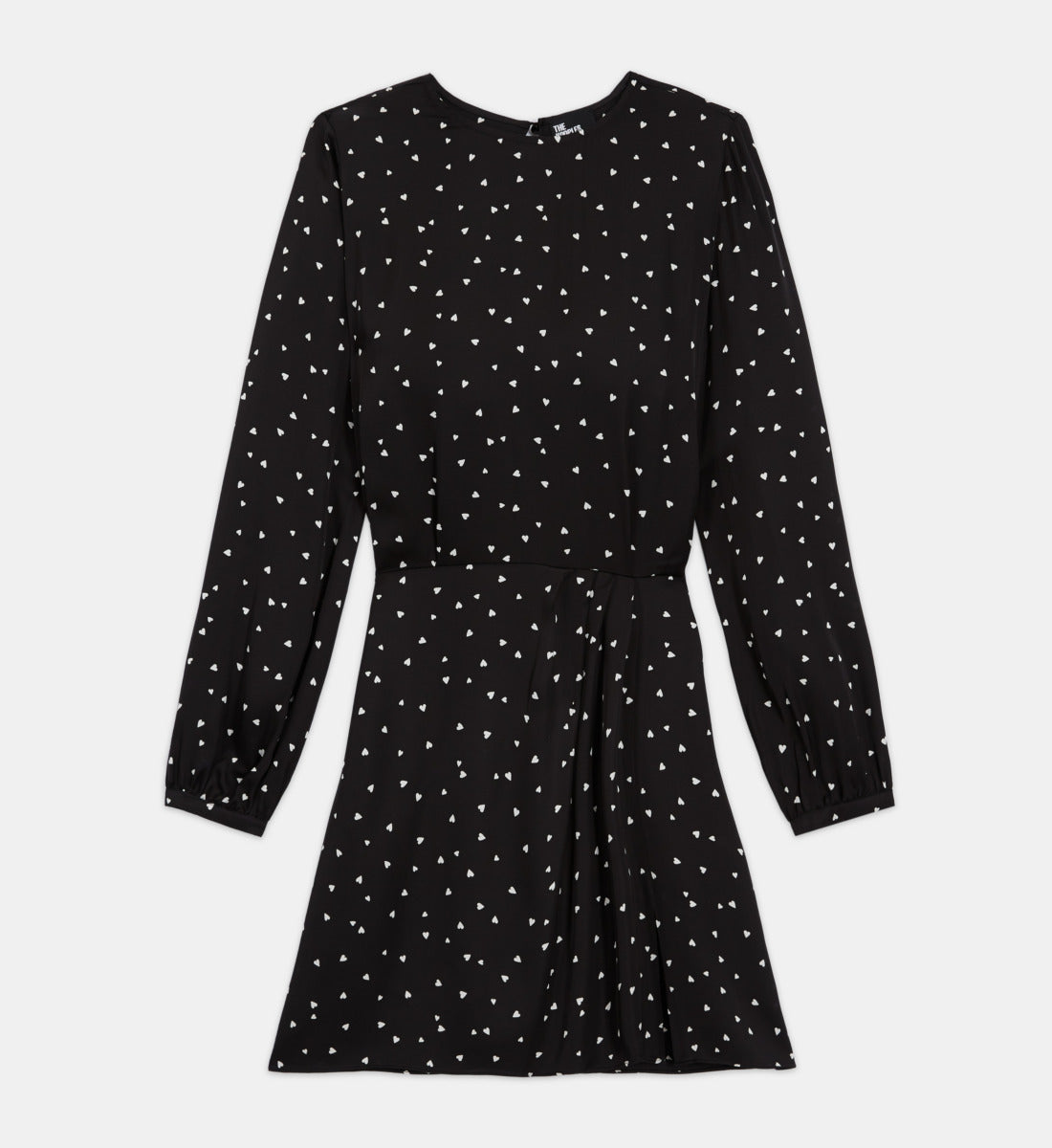 Short Dress With Heart Print | Women | Black