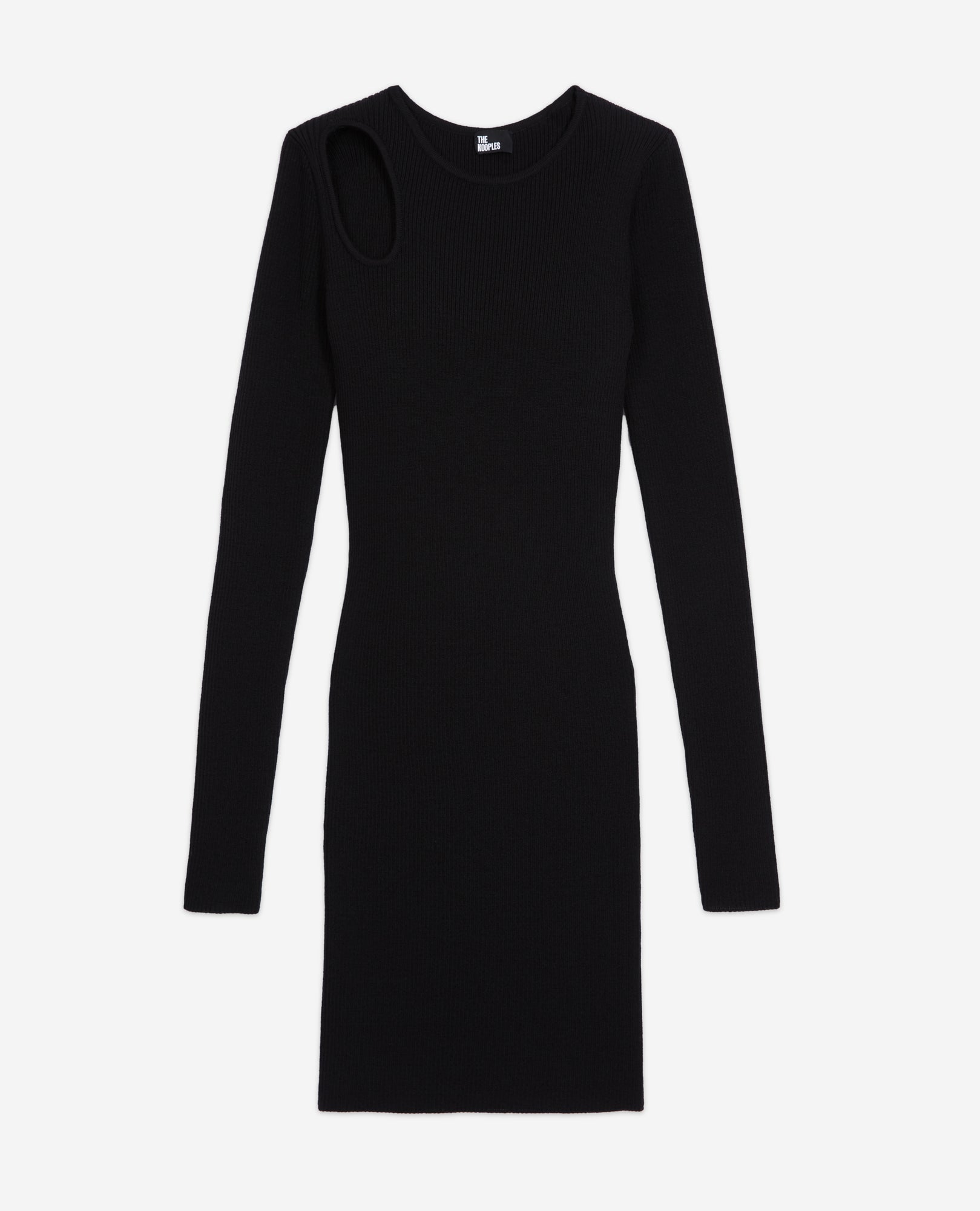 Short Wool Dress | Women | Black