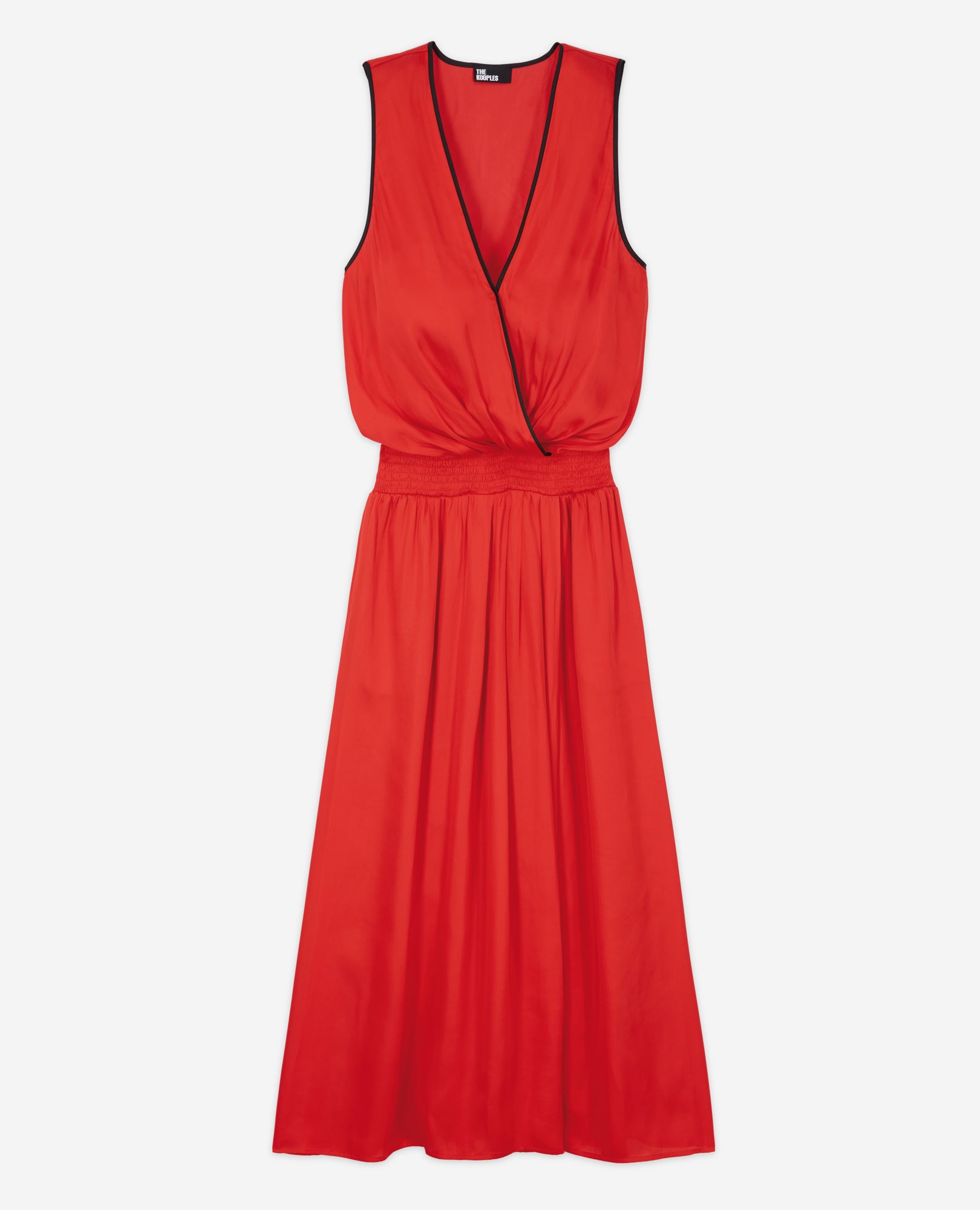 Long Satin Dress | Women | Red